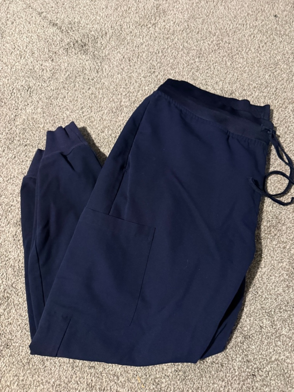 Woman’s Navy Drawstring Jogger Pants